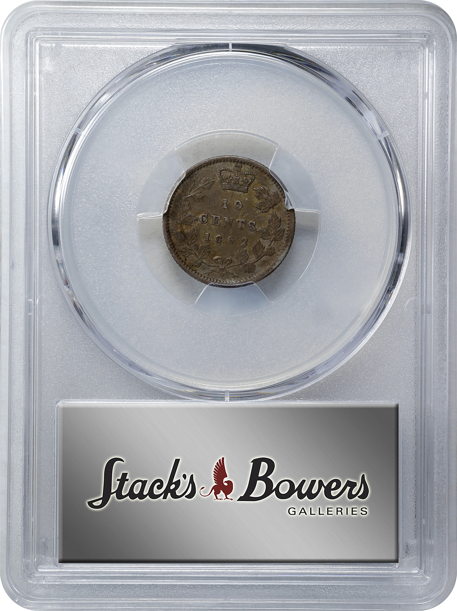 1862 10c New Brunswick, Double 2 VG8 thumbnail 4