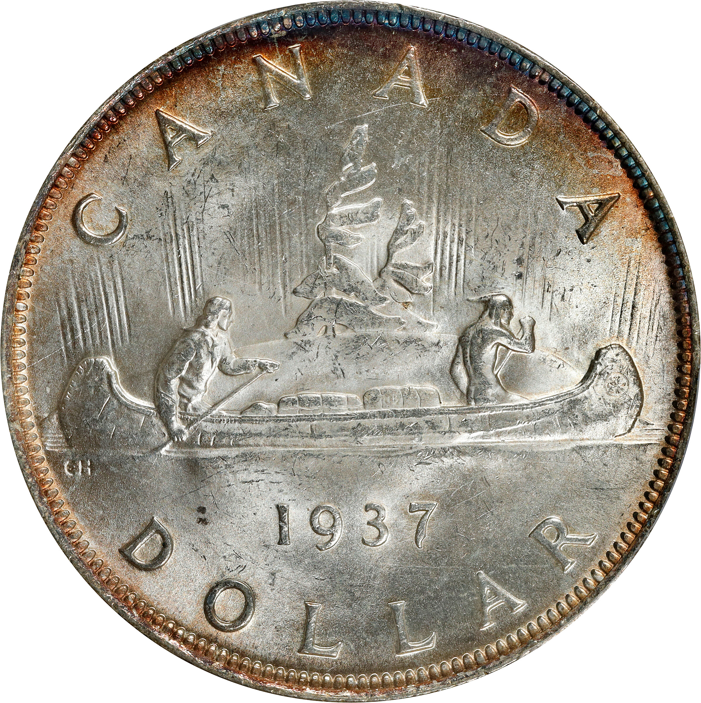 1937 S$1 MS (KM-37) MS64 thumbnail 10