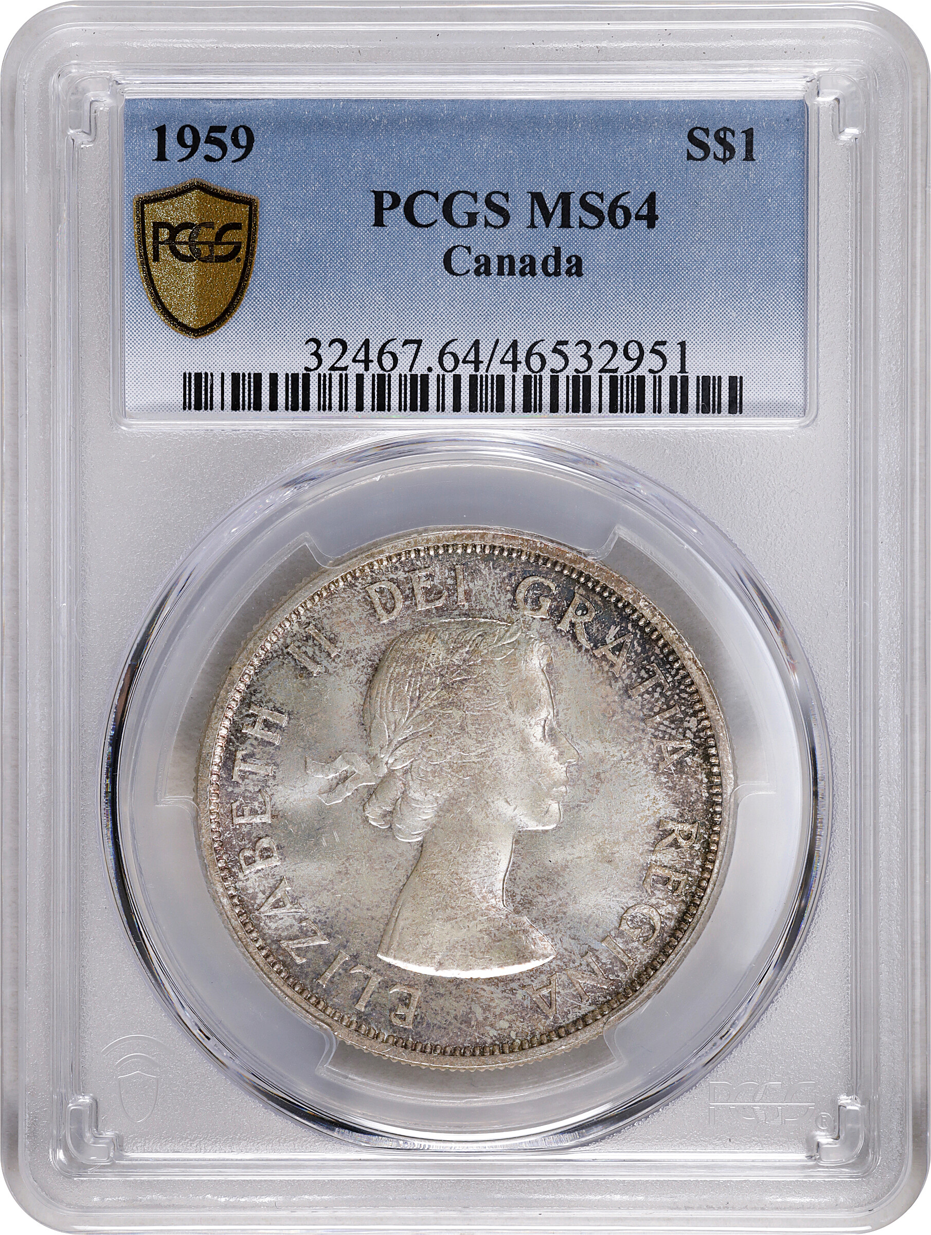 1959 S$1 MS64 thumbnail 5