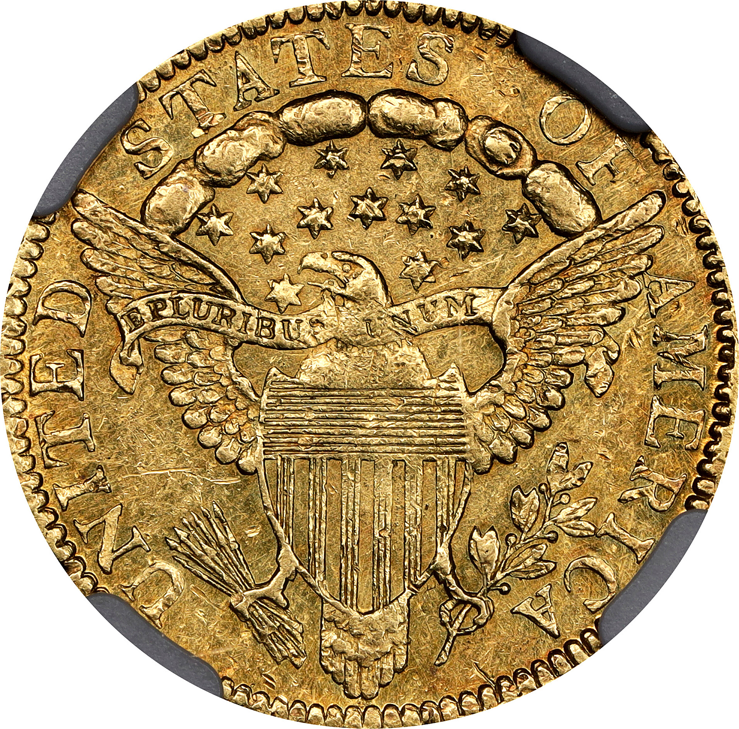 1798 $2 1/2 Wide Date MS60 CAC thumbnail 24