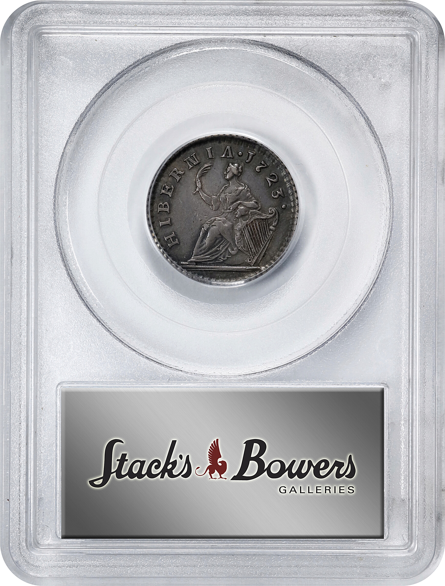 image for: 1723 Wood's Hibernia Silver P Far PCGS AU50