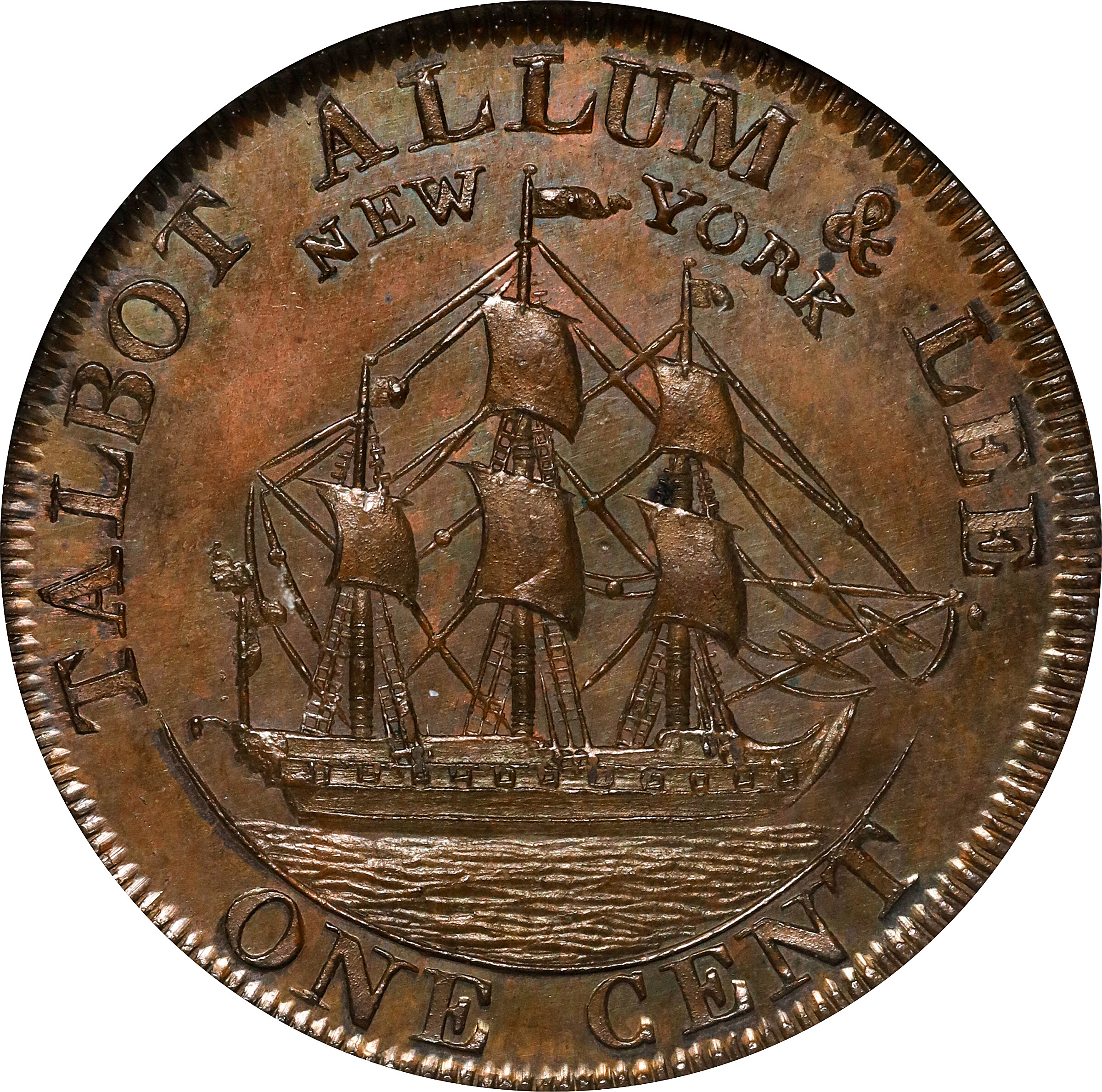 image for: 1794 Talbot NEW YORK Cent NGC MS62 BN