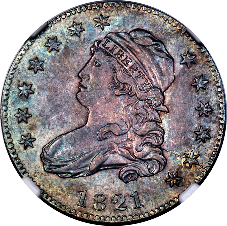 1821 25C B-3, R.2, MS64 NGC....