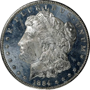 image for: 1884-CC GSA Morgan Silver Dollar. MS-63 PL (NGC).