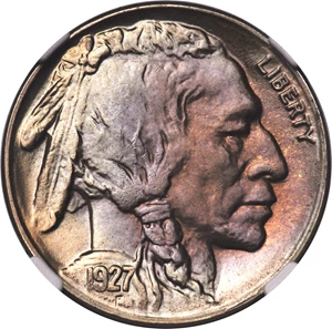 image for: 1927-S 5C MS66 NGC....