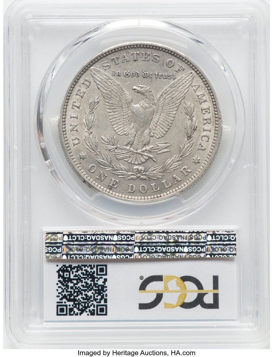 1880 $1  Checkmark, VAM-53 VF30 thumbnail 2