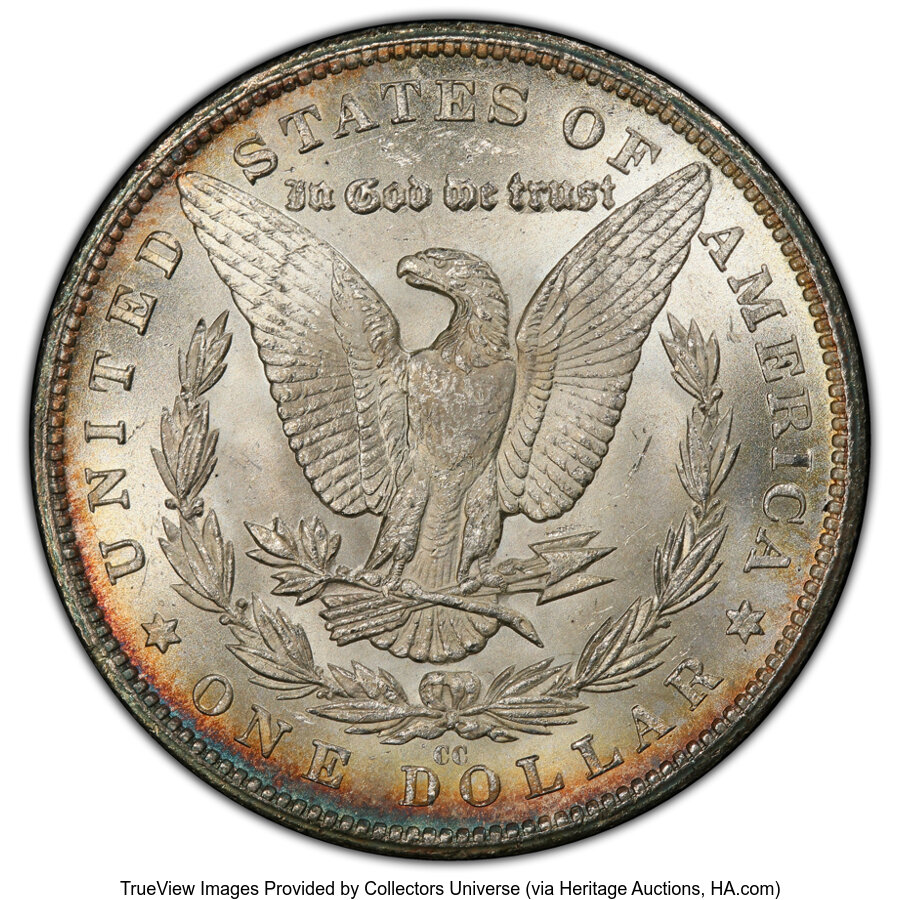 1880-CC $1  8/7, VAM-9 AG3 CAC thumbnail 3