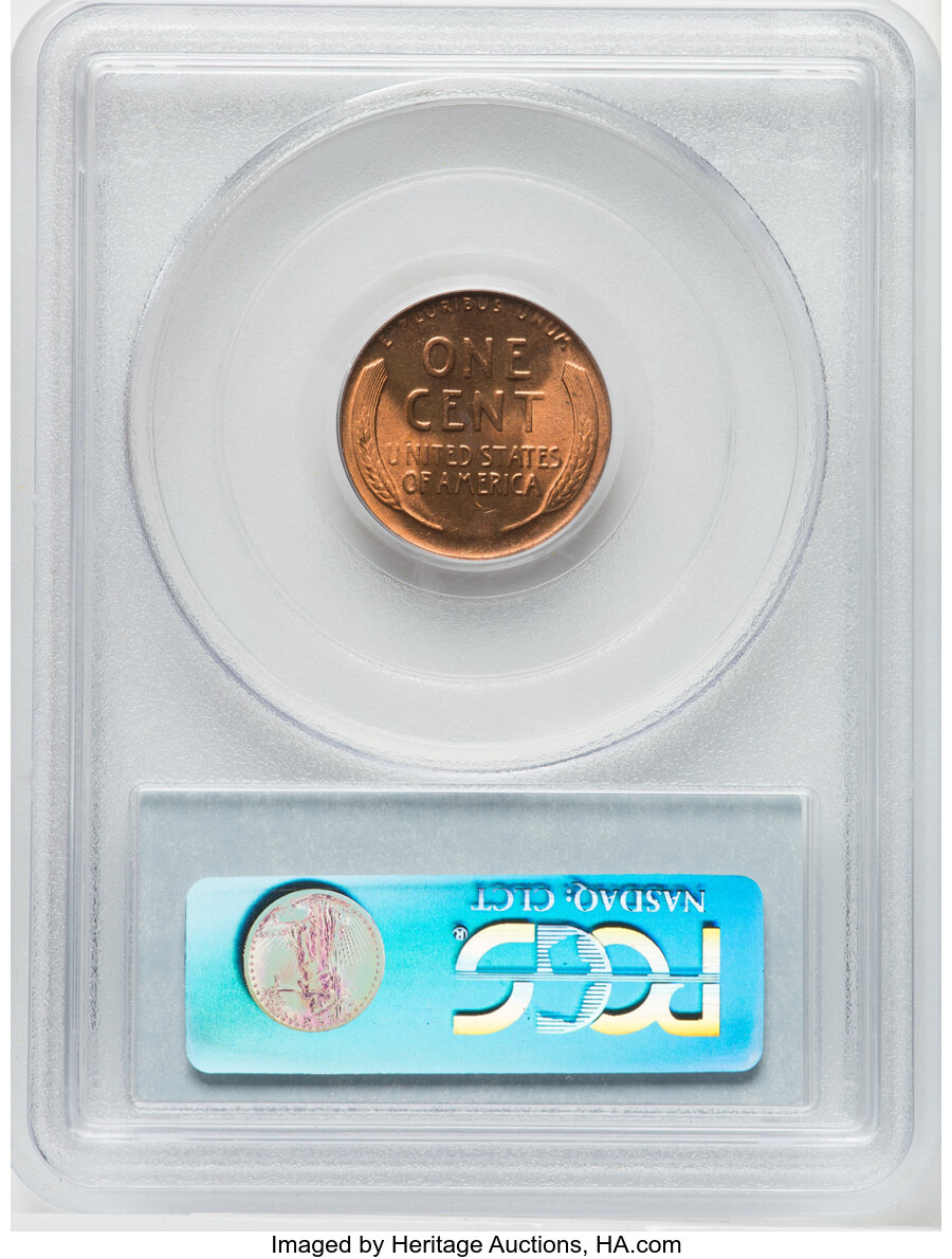 1919-D 1C MS64 Red PCGS. PCGS Population: (204/86). NGC Census: (63/23). CDN: $300 Whsle. Bid for NGC/PCGS MS64. Mintage 57...