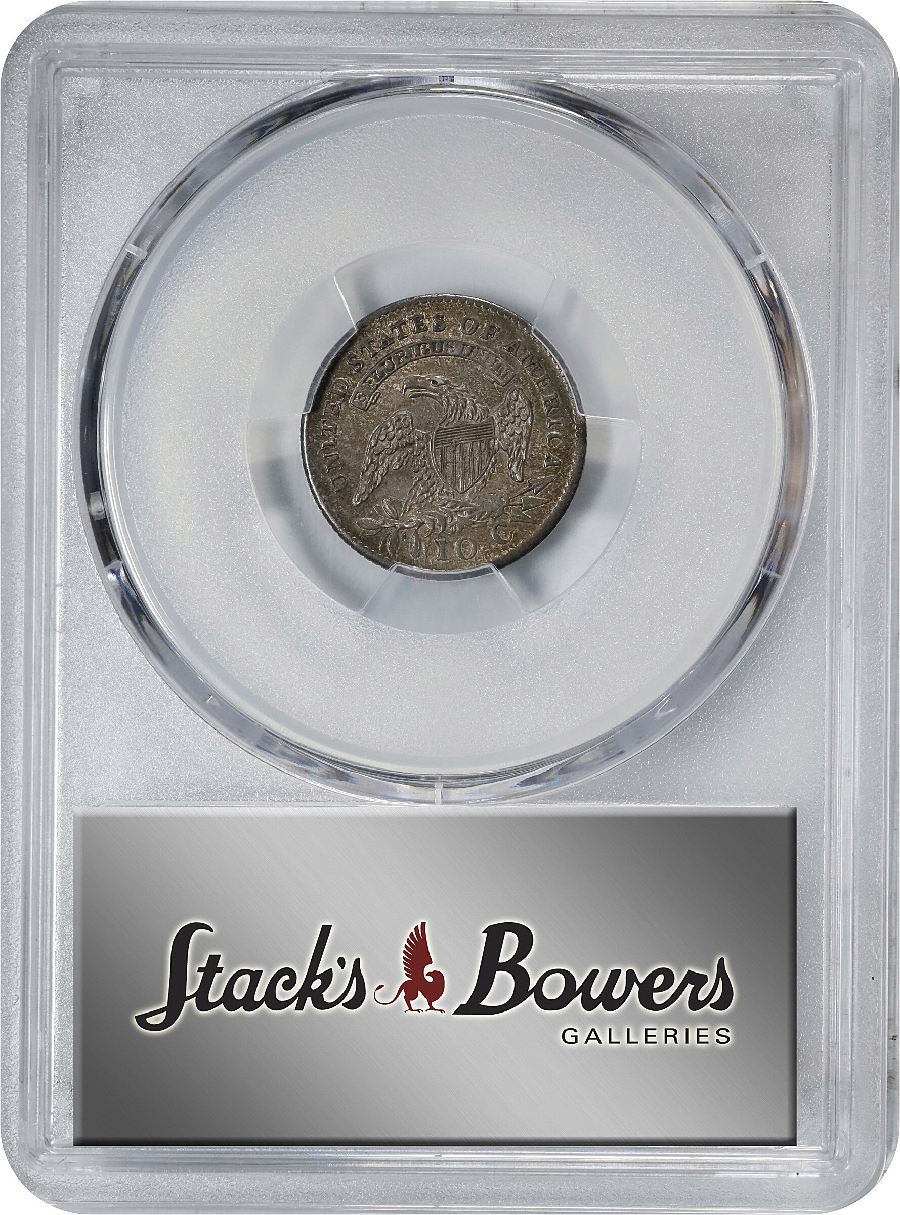 1814 10c Large Date AU50 thumbnail 12
