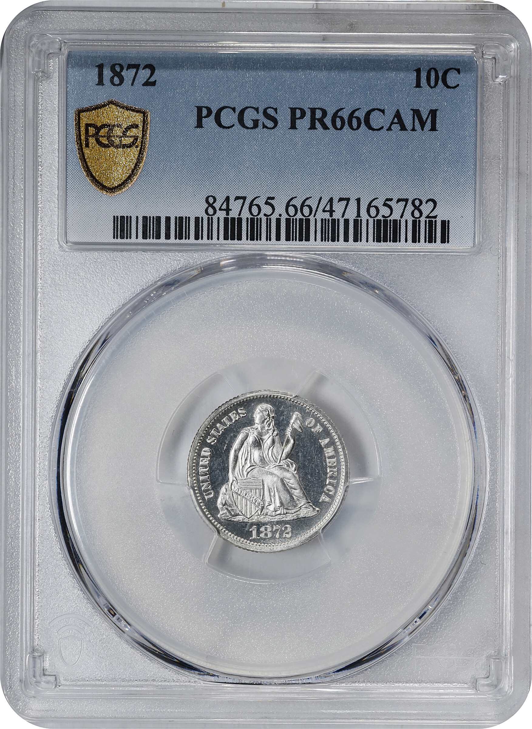 1872 10c PR CAM PR68 CAM thumbnail 20