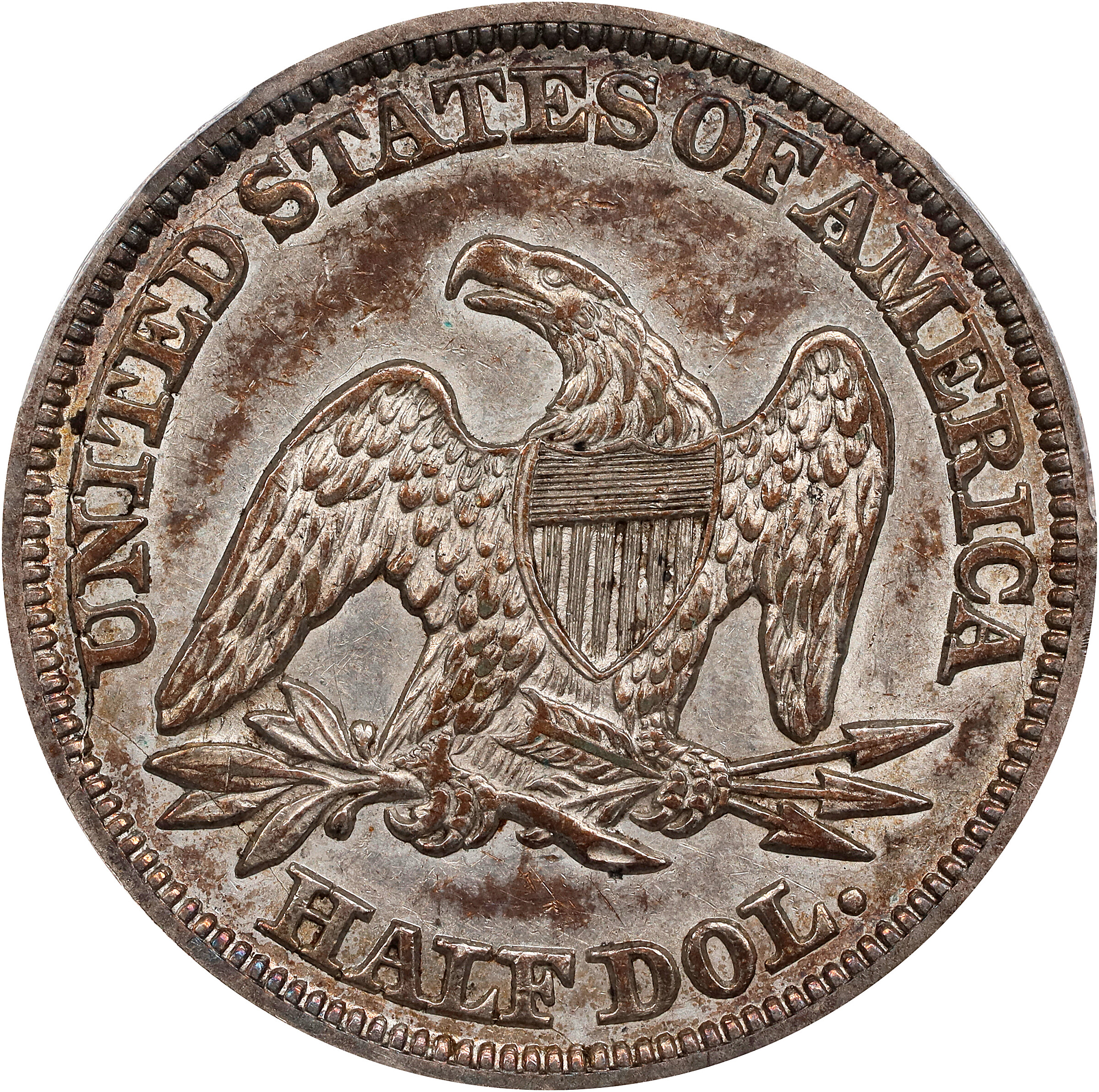 1846 50c Medium Date AU53 thumbnail 3