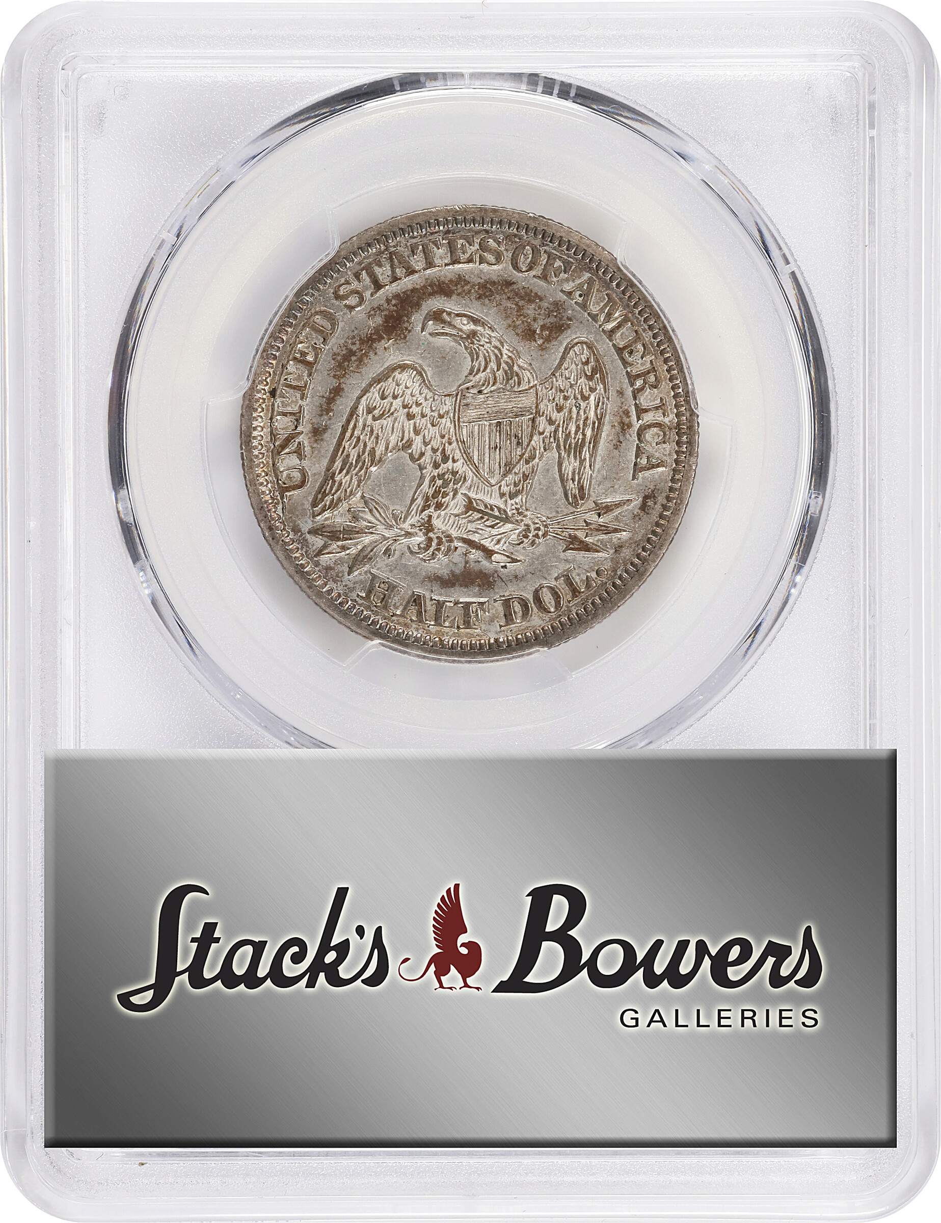 1846 50c Medium Date AU53 thumbnail 5
