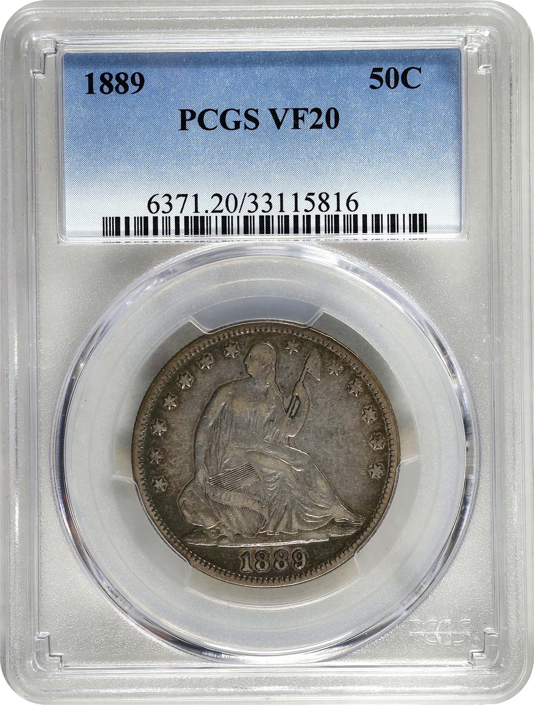 1889 50c VF20 thumbnail 3