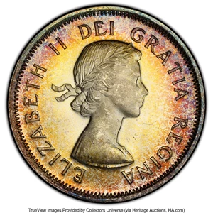 image for: Canada: Elizabeth II 25 Cents 1964 MS65 PCGS,...
