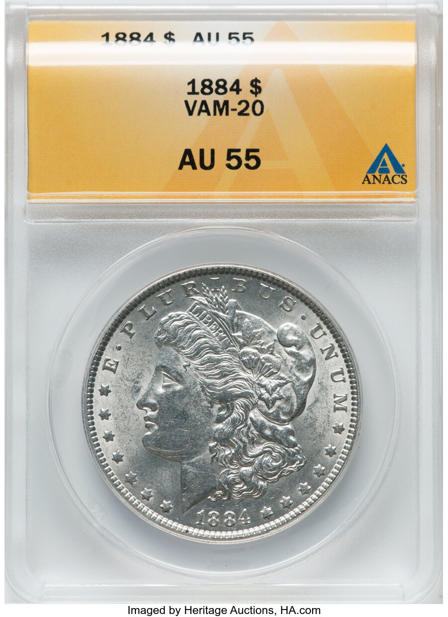 1884 One Dollar MS Values | Greysheet