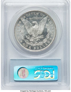 image for: 1886 $1 Doubled Arrows, VAM-17, MS67 PCGS. A Top 100 Variety. PCGS Population: (3/0). NGC Census: (4/0). CDN: $1,100 Whsle....