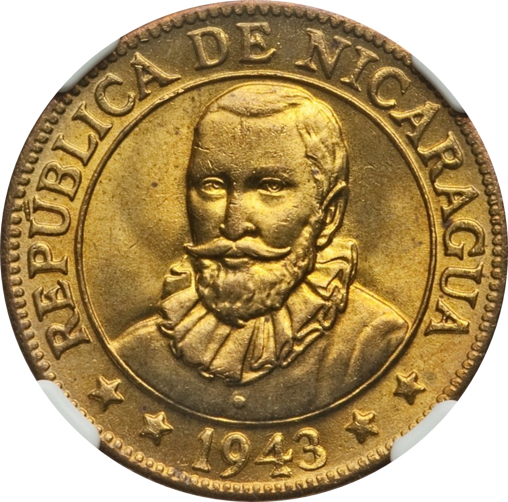 (1944-1943) 10 Ce de Có Minted in 1944 MS