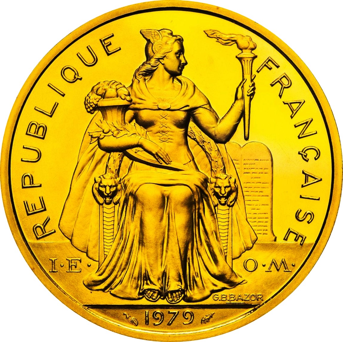 1979 5 Fr Proof PR
