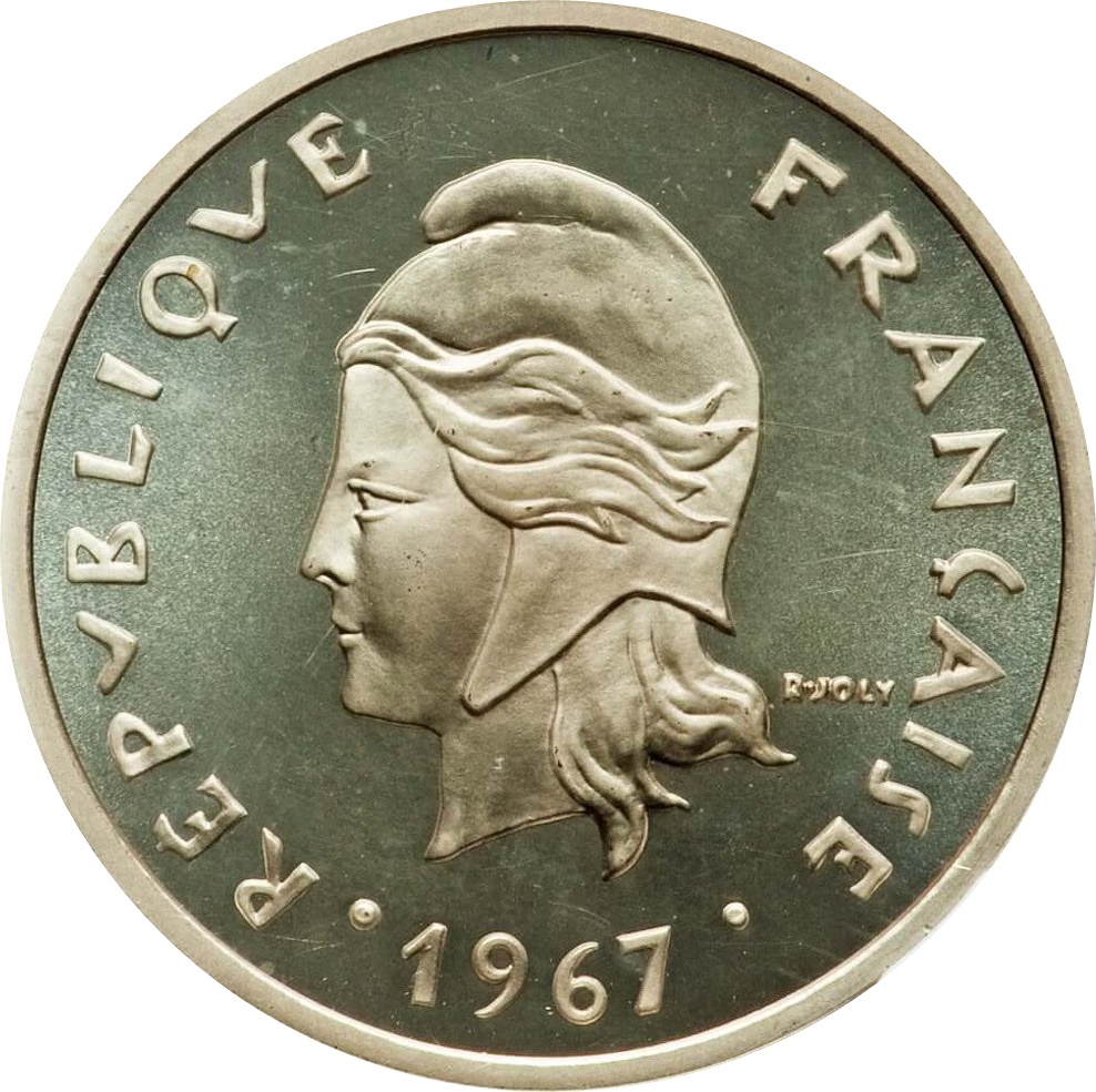 1967 20 Fr Proof PR