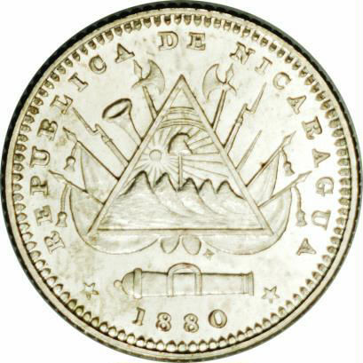1880 H 10 Ce Proof PR