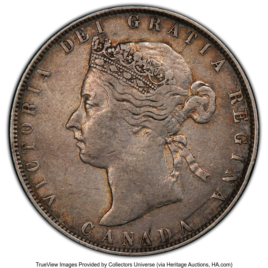 Canada: Victoria 50 Cents 1881-H VF35 PCGS,...
