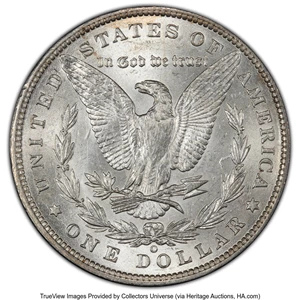 image for: 1886-O $1 2+2 Clash, VAM-11A, MS62 PCGS. A Hit List 40 Variety. PCGS Population: (1/2 and 0/1+). NGC Census: (0/0 and 0/0+)...