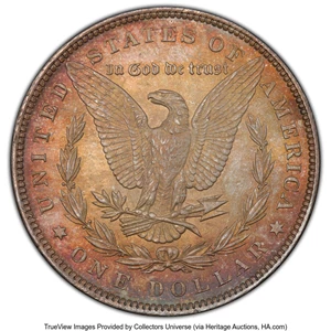 image for: 1896 $1 Doubled Stars, VAM-4, MS65 PCGS. A Top 100 Variety. PCGS Population: (11/3 and 1/0+). NGC Census: (6/0 and 1/0+). C...
