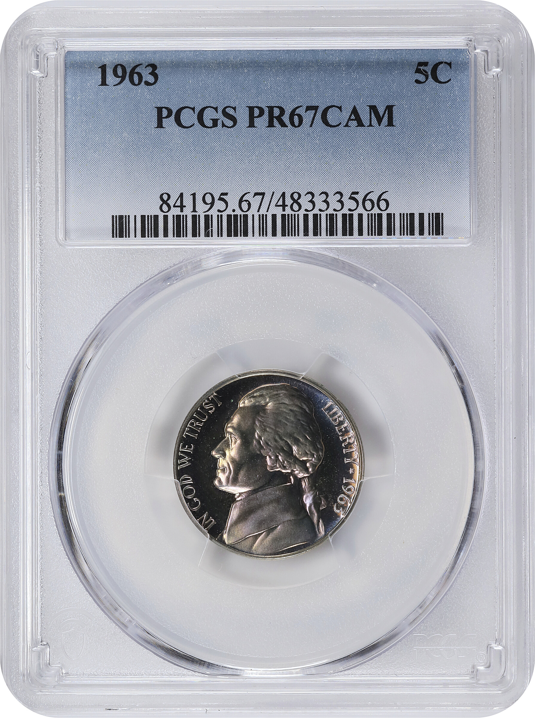 1963 5c PR CAM PR67 CAM thumbnail 3