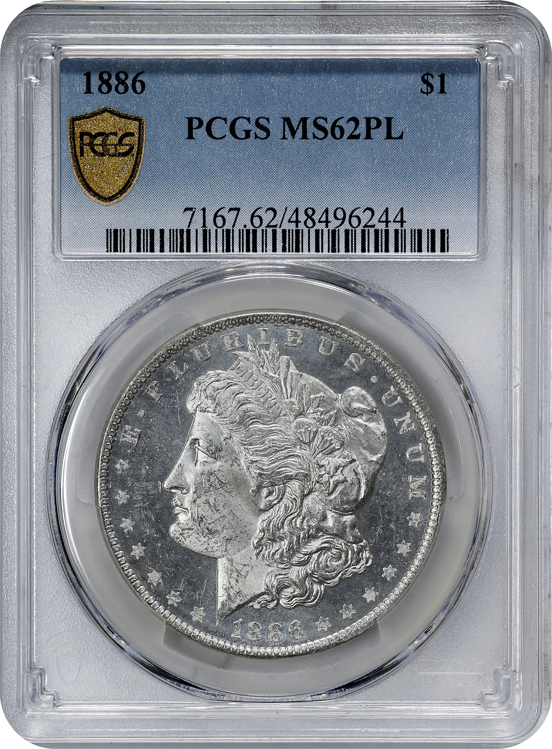 1886 $1  MS PL MS60 PL thumbnail 9