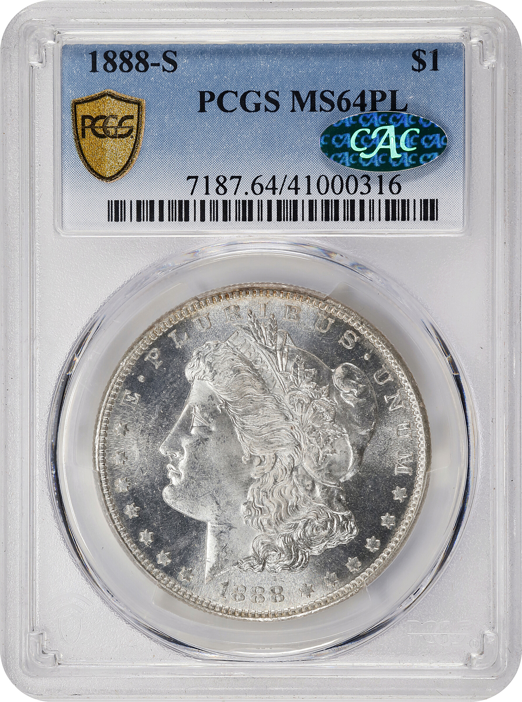 1888-S $1  MS PL MS64 PL thumbnail 7