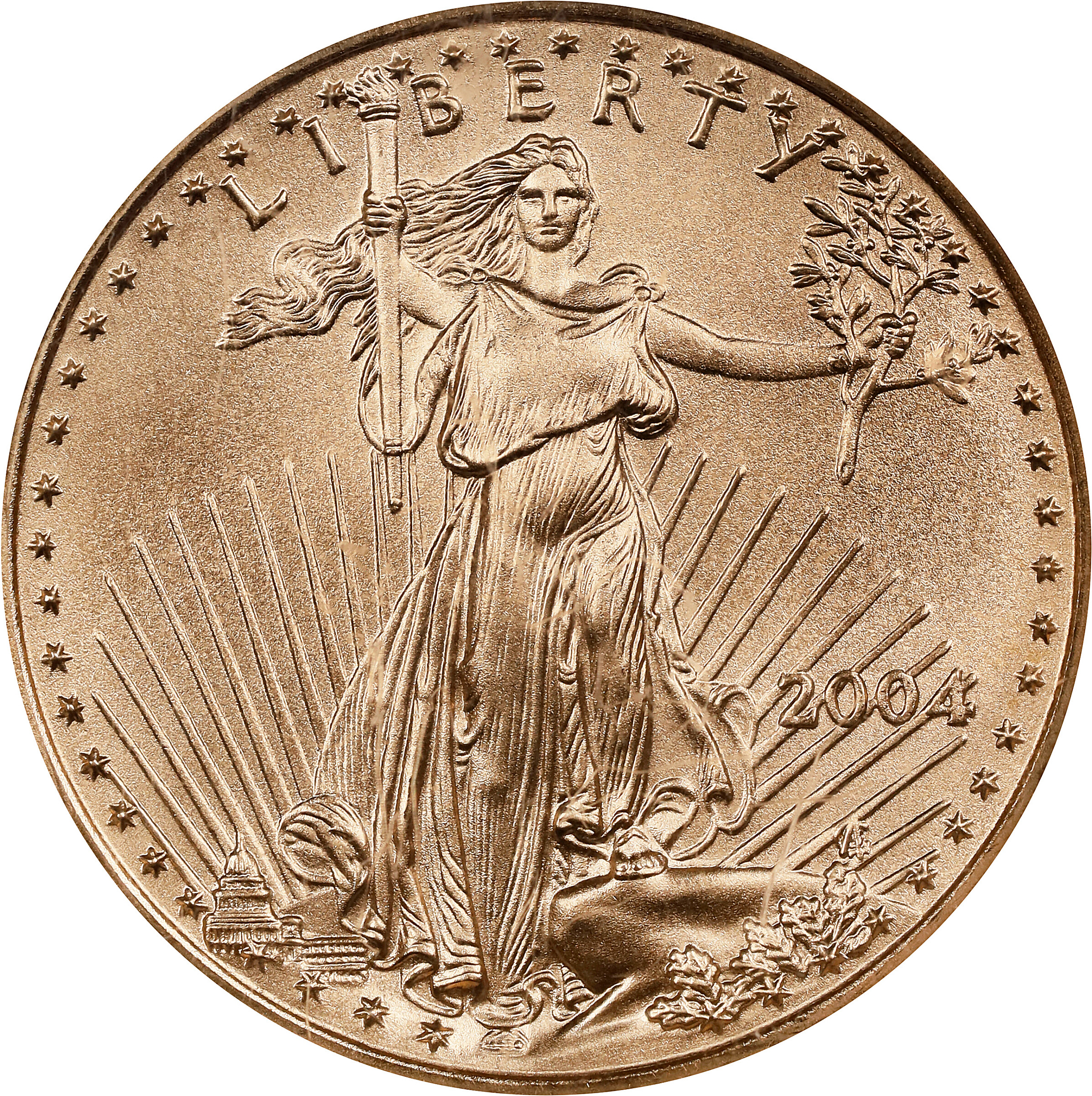2004 Half-Ounce Gold Eagle. MS-70 (NGC).