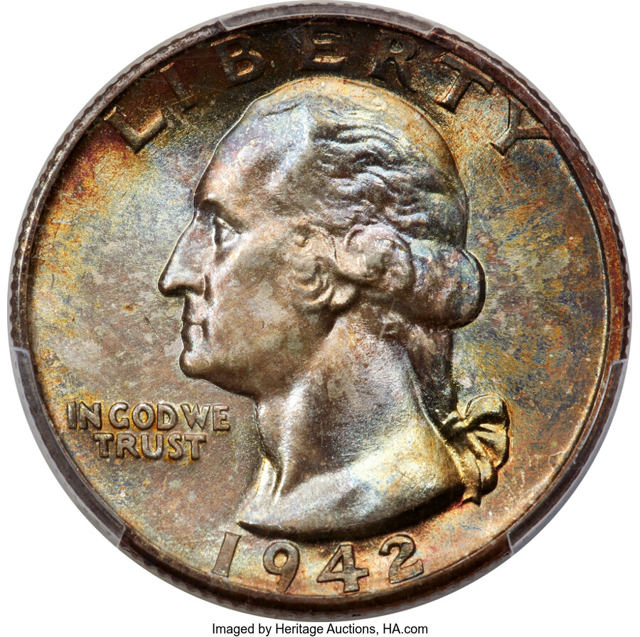1942-D 25C MS68 PCGS....