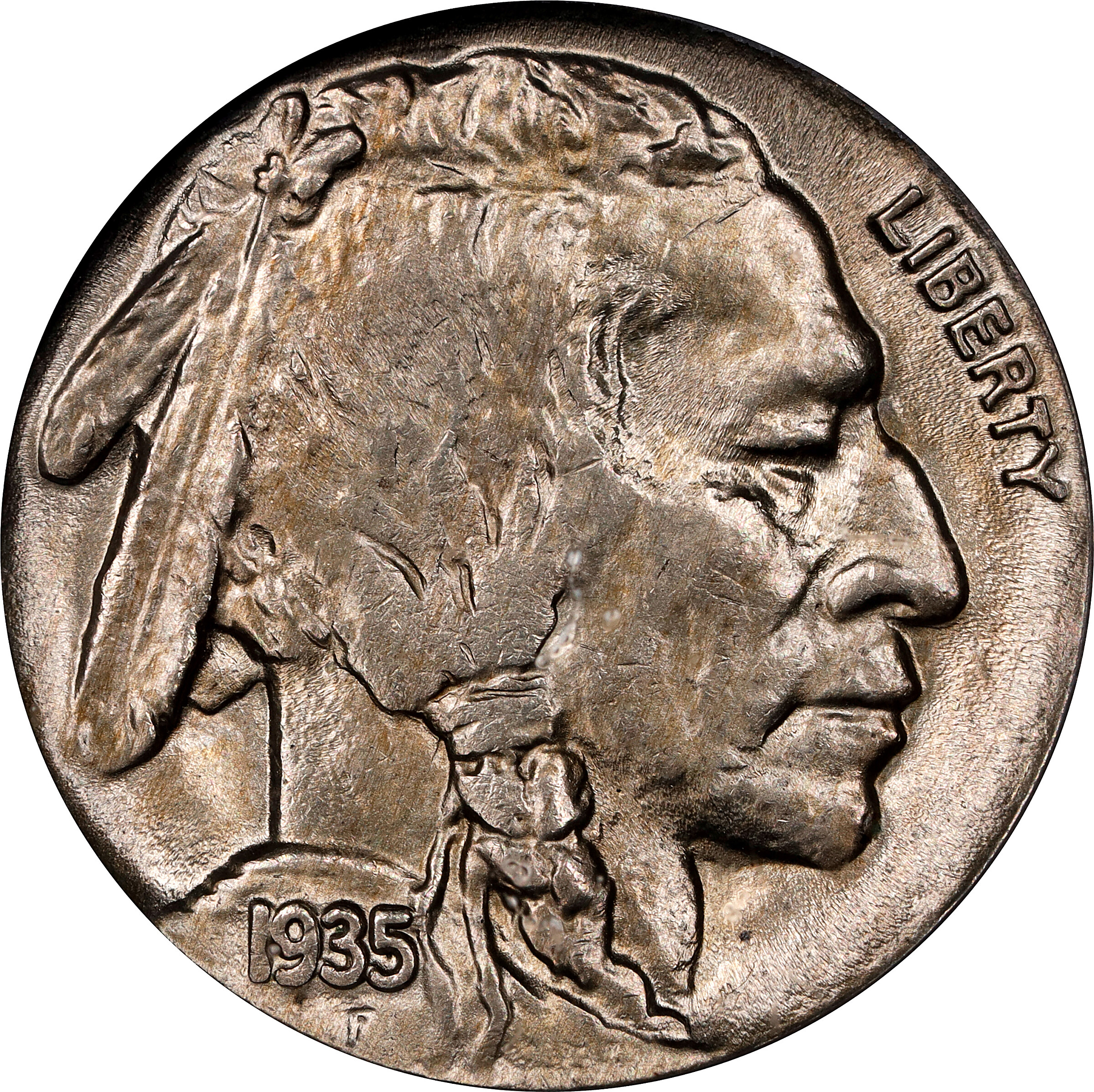 1935 Buffalo Nickel. FS-801. Doubled Die Reverse. MS-65 (PCGS). CAC. CMQ.