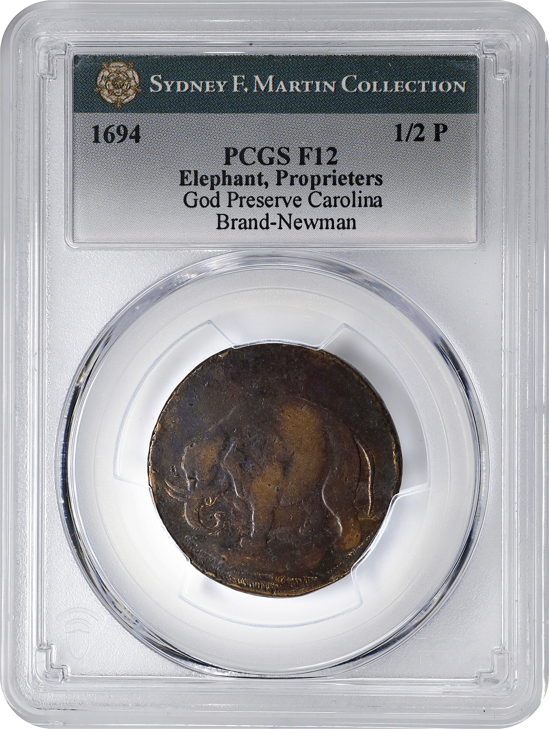 1694 1/2 P Elephant, Carolina, PROPRIETERS MS BN thumbnail 8