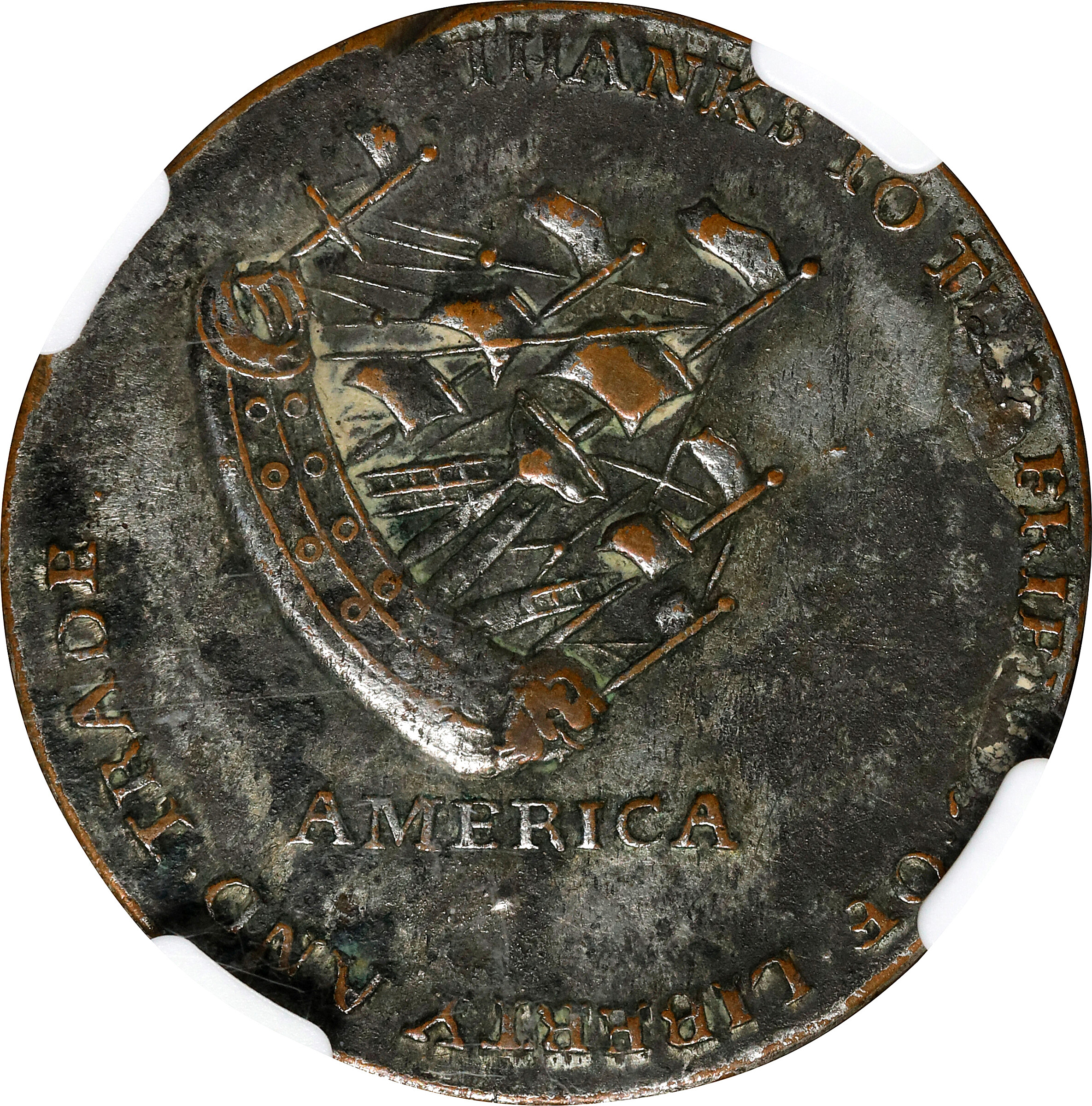 1766 1/2 P Pitt, Silvered F12 thumbnail 11
