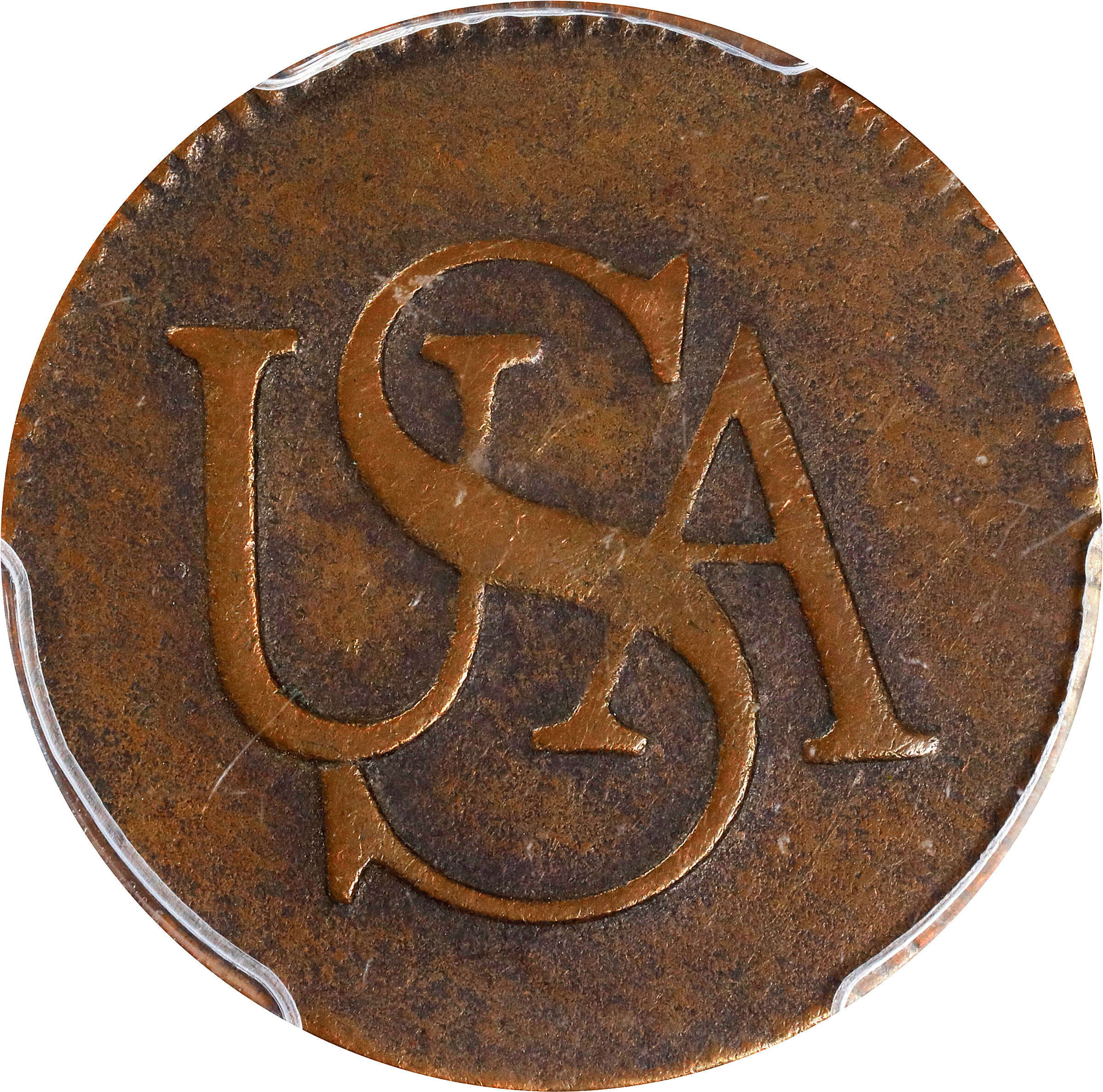 Undated (ca. 1785) Bar Copper. W-8520. Rarity-4. VF-35 (PCGS). CAC.