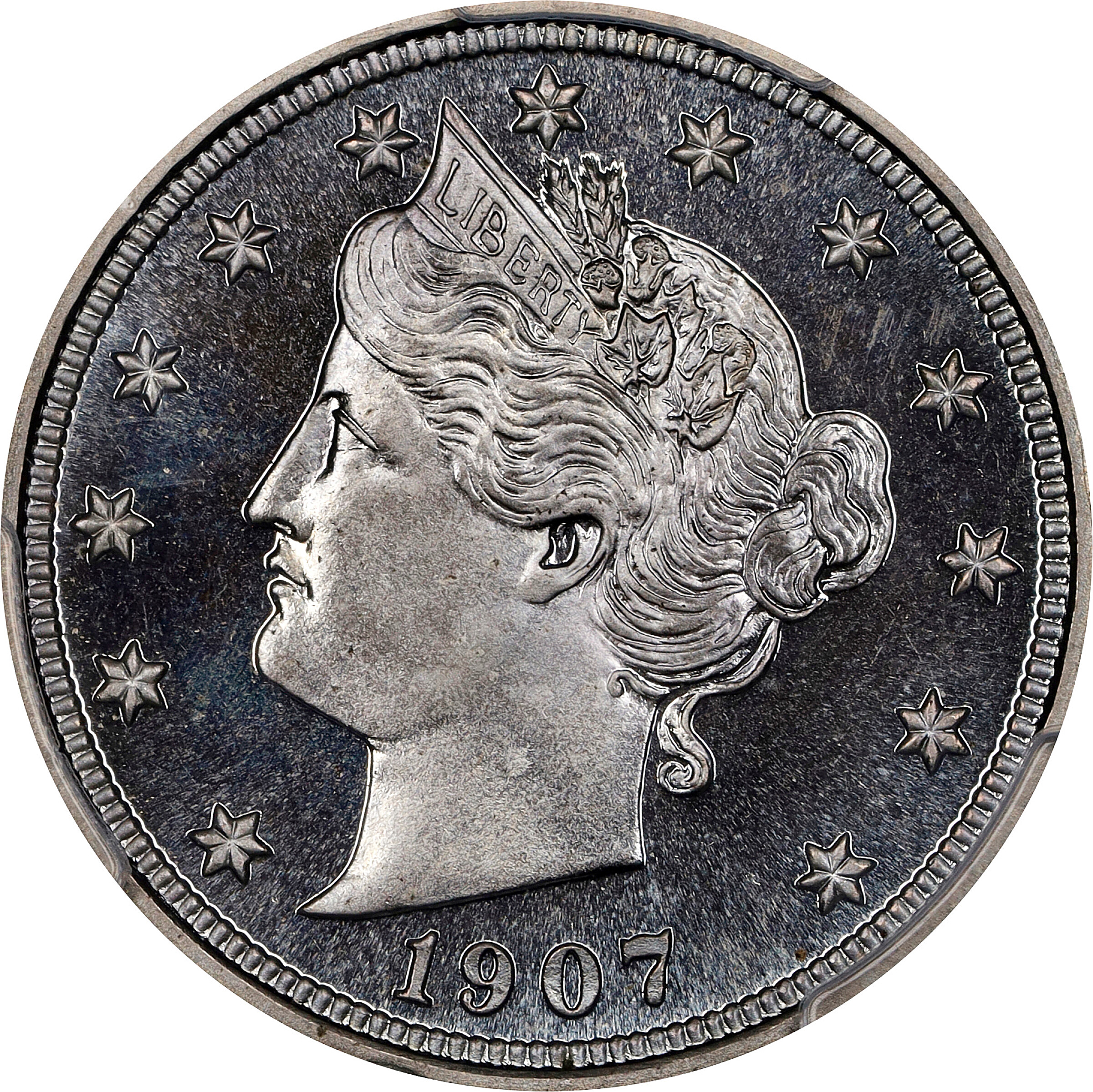 1907 Liberty Head Nickel. Proof-67 (PCGS). CAC.