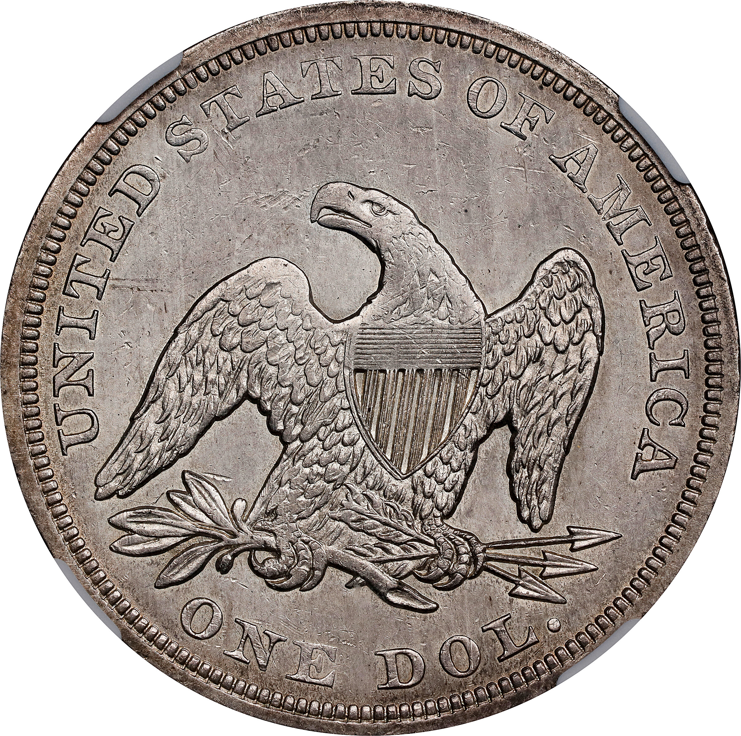 1855 $1 VG10 thumbnail 4