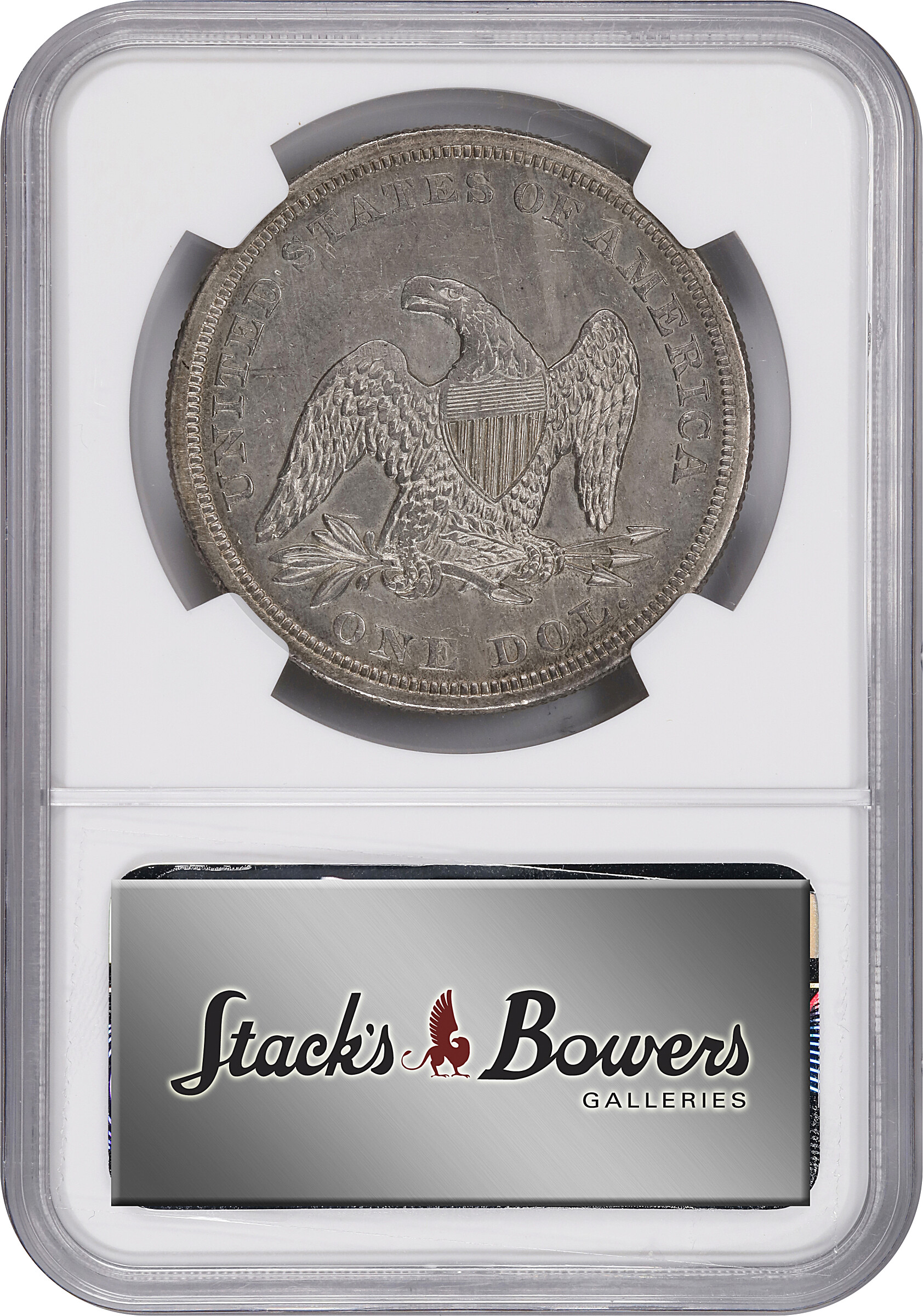 1855 $1 VG10 thumbnail 6