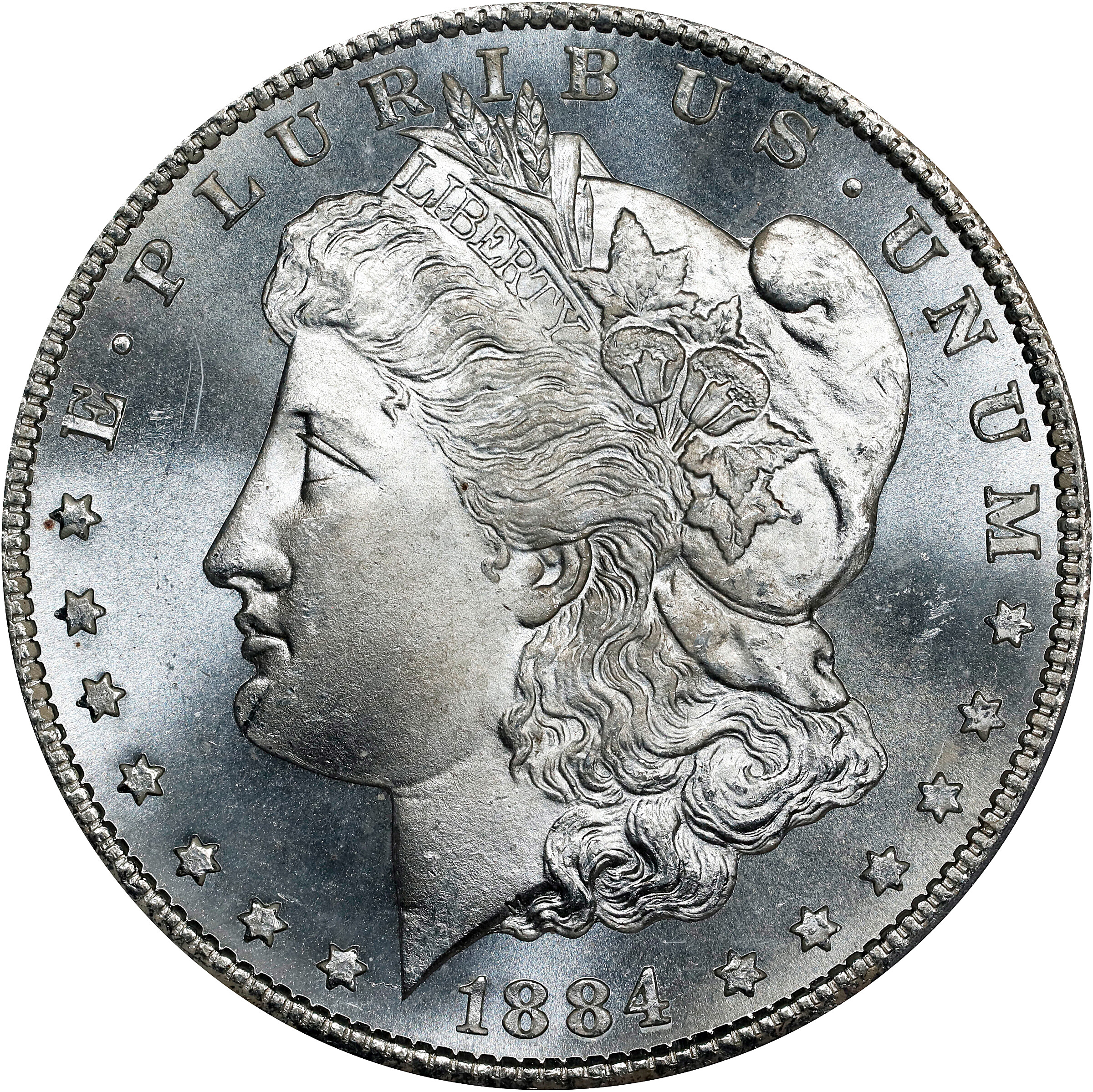 1884-CC Morgan Silver Dollar. MS-67 PL (PCGS). CAC.