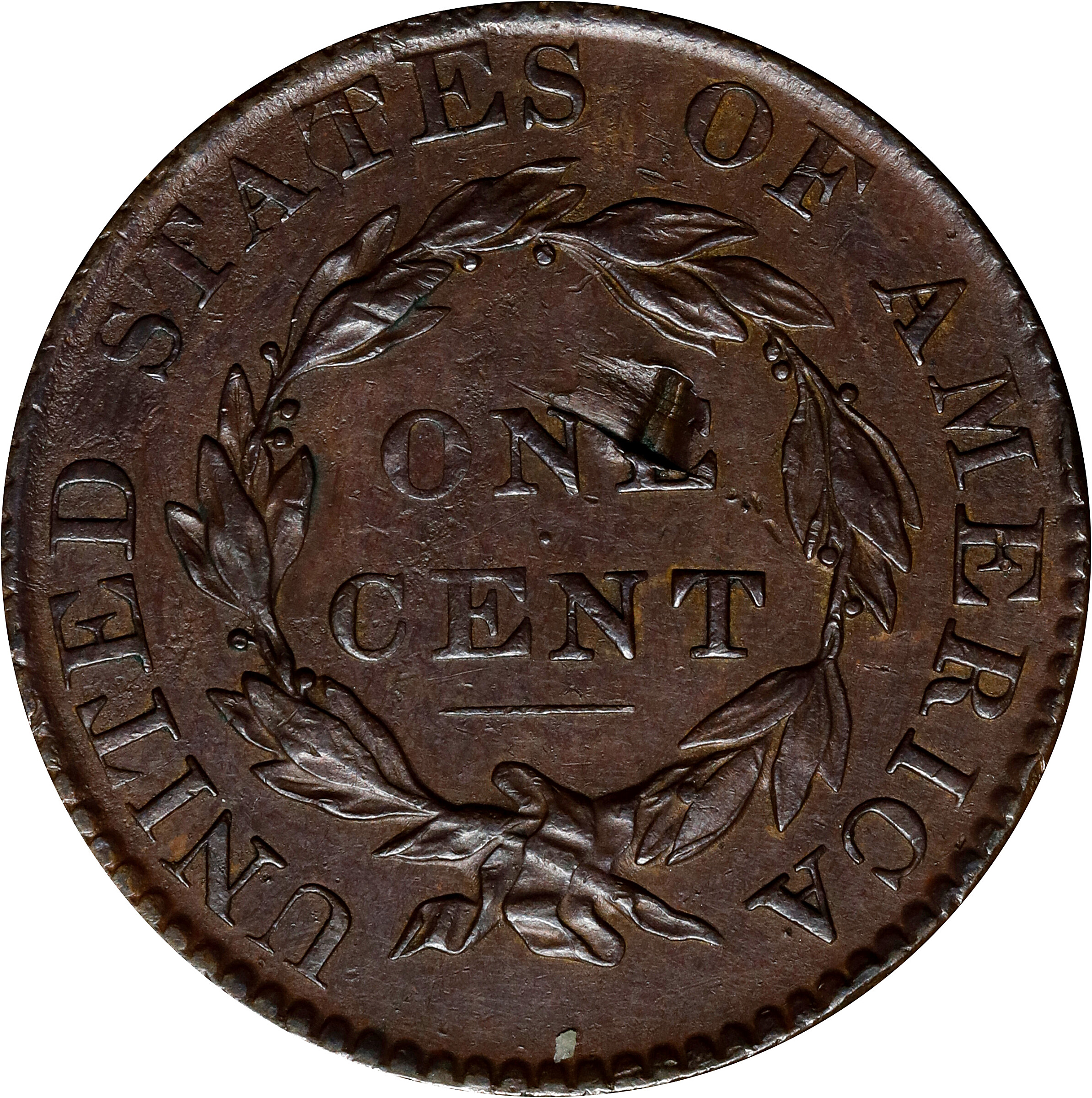 1822 1c N-10 MS BN VF30 BN thumbnail 3