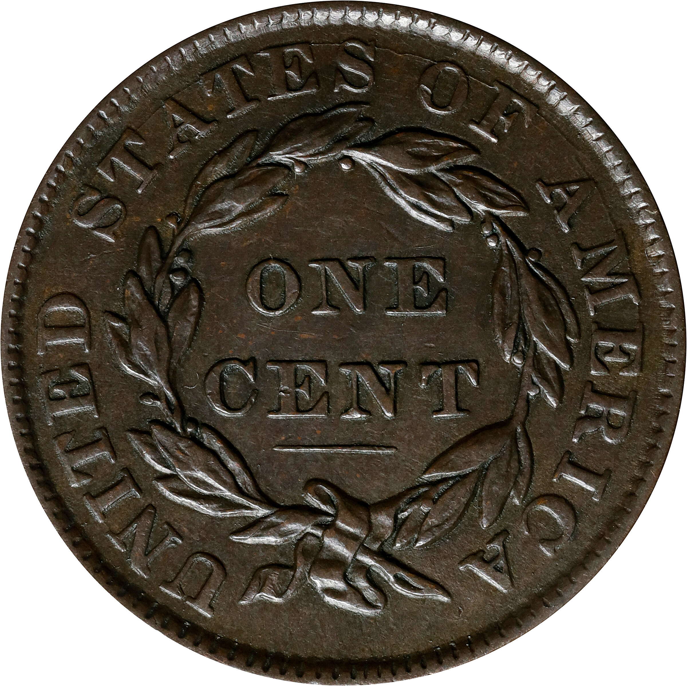 1837 1c Medium Letters, N-13 MS BN AG3 BN thumbnail 2