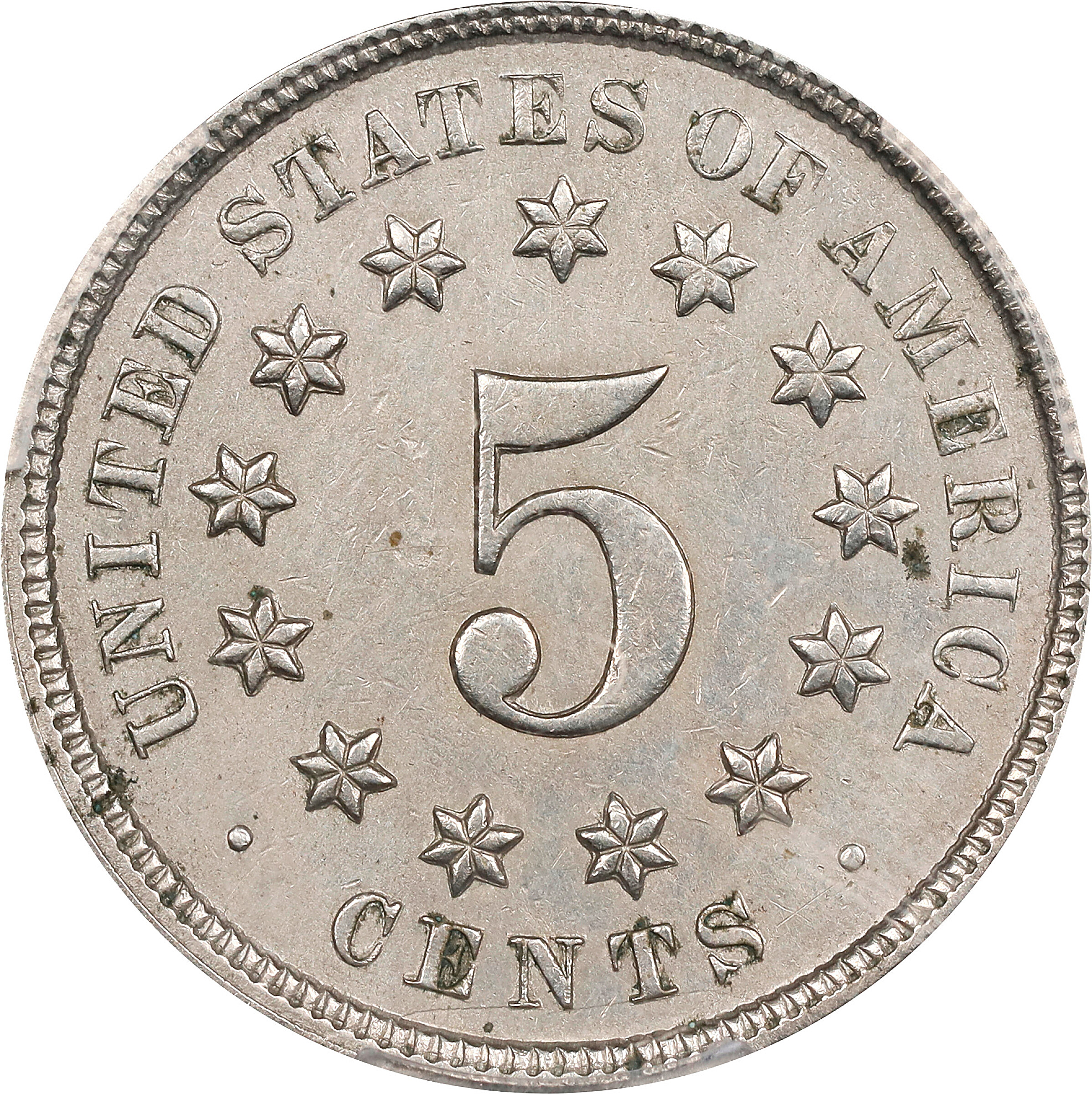 1872 5c DDO & Repunched Date, FS-107/309 G4 thumbnail 2
