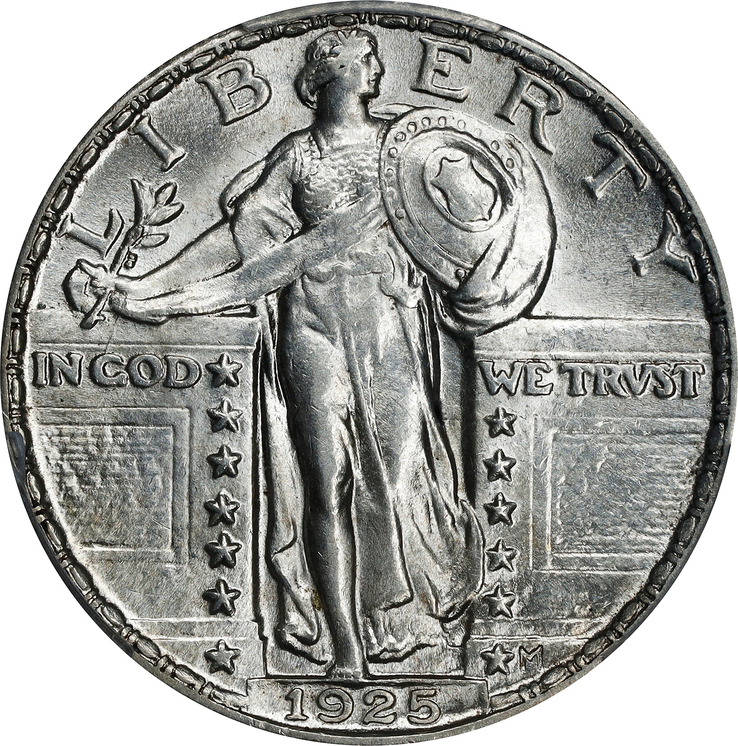 1925 Standing Liberty Quarter. AU-58 FH (PCGS).