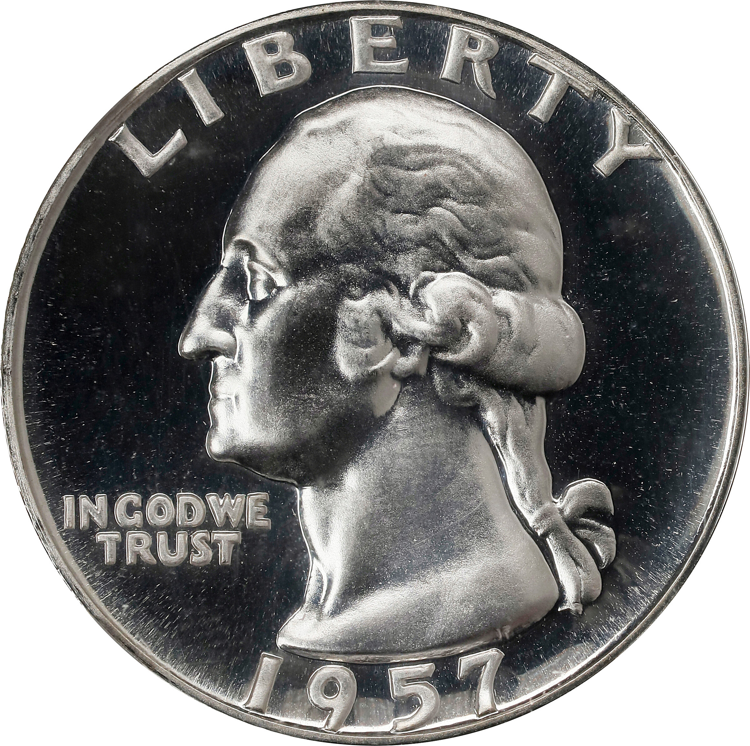 1957 Washington Quarter. Proof-68 * (NGC).
