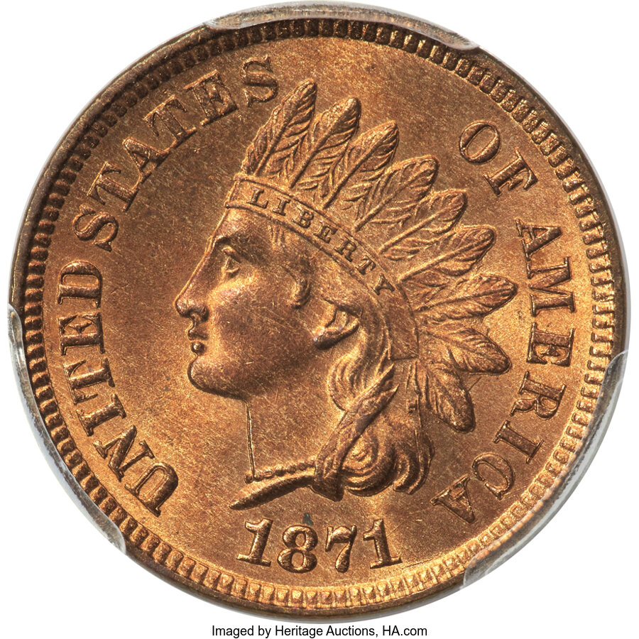 1871 1c Shallow N, FS-901 MS RD