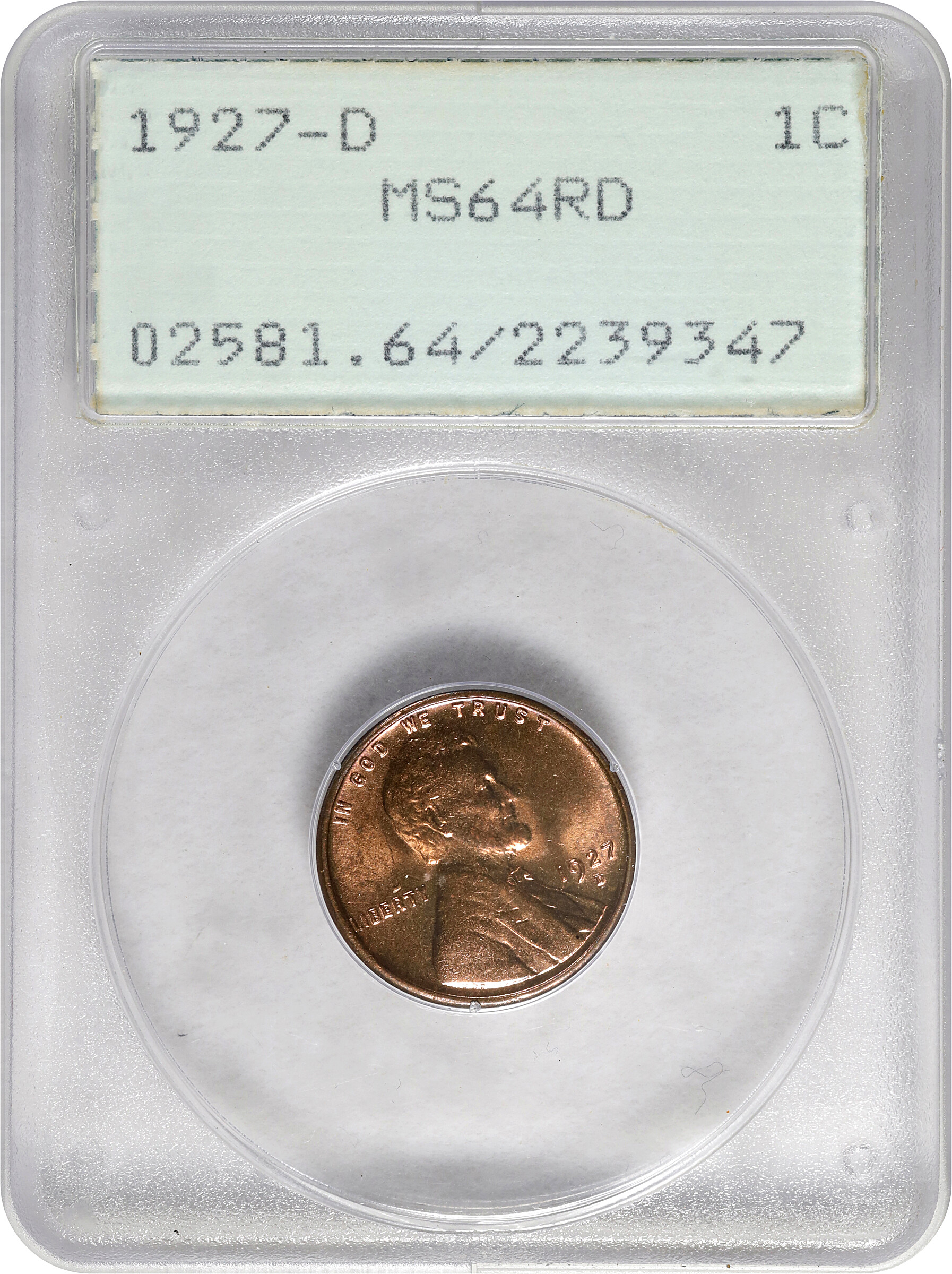1927-D 1c MS RD MS64 RD thumbnail 10