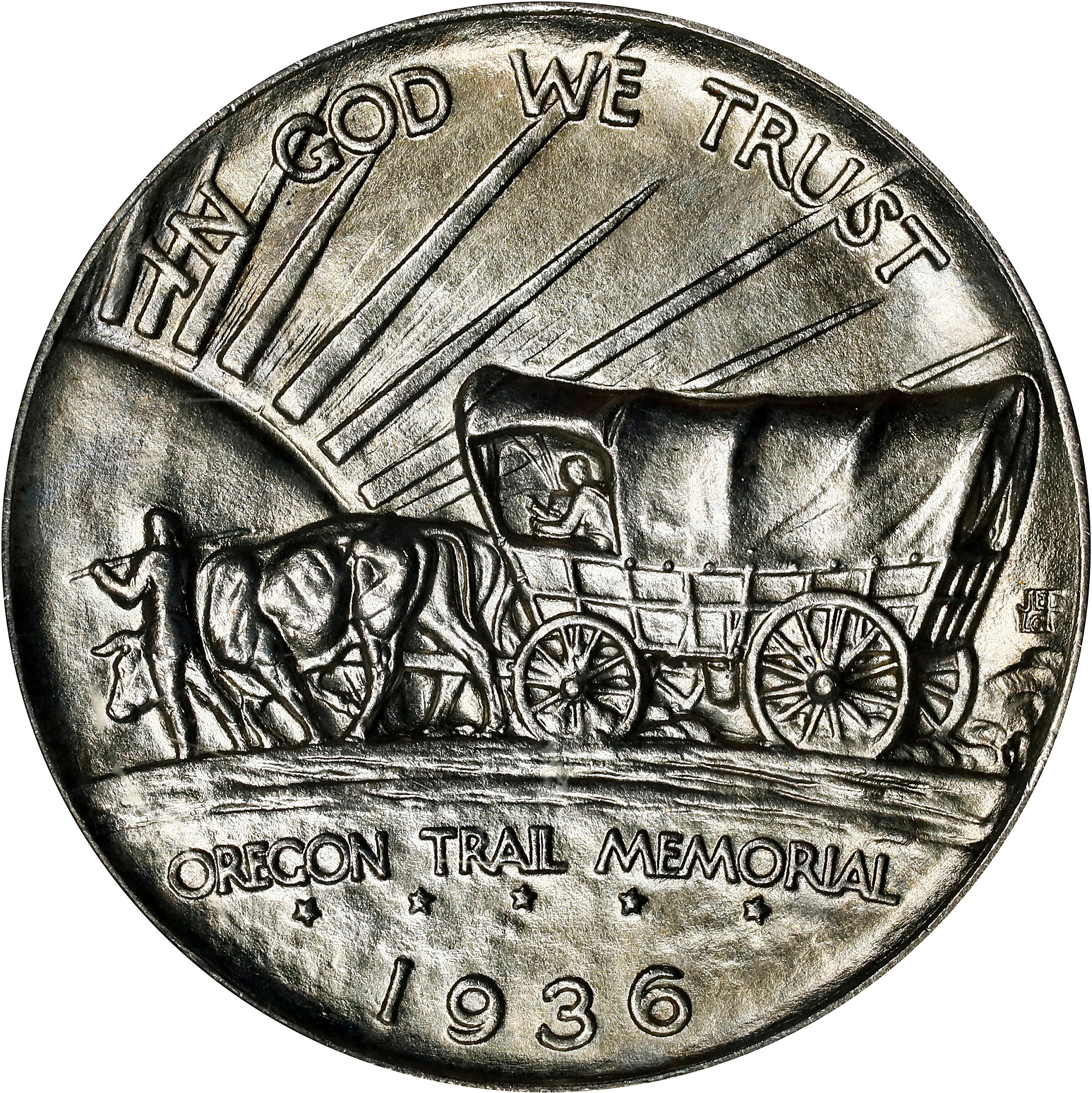 1936-S Oregon Trail Memorial. MS-63 (PCGS). OGH Generation 3.0.