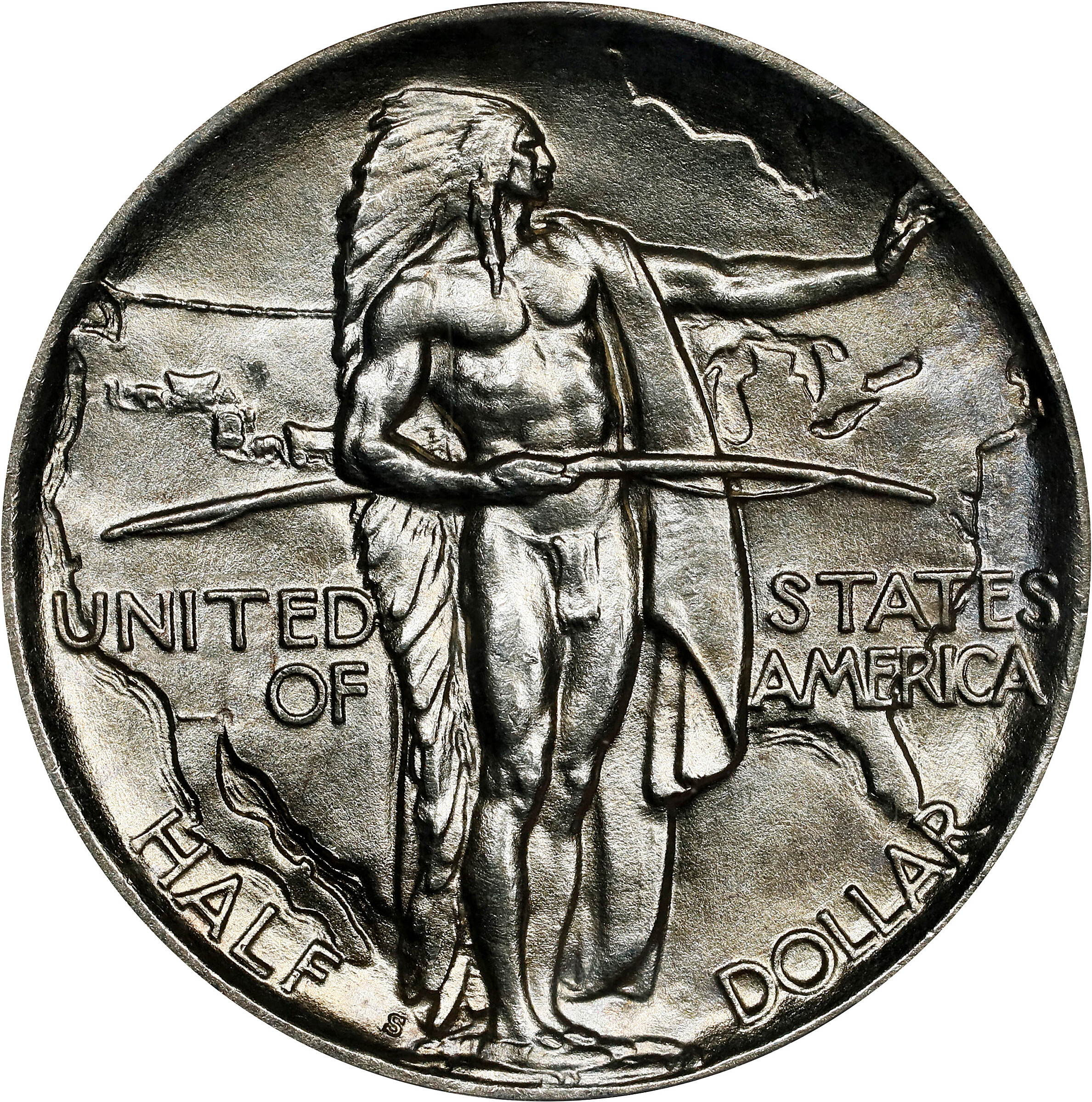 1936-S 50c Oregon Trail AU50 thumbnail 9