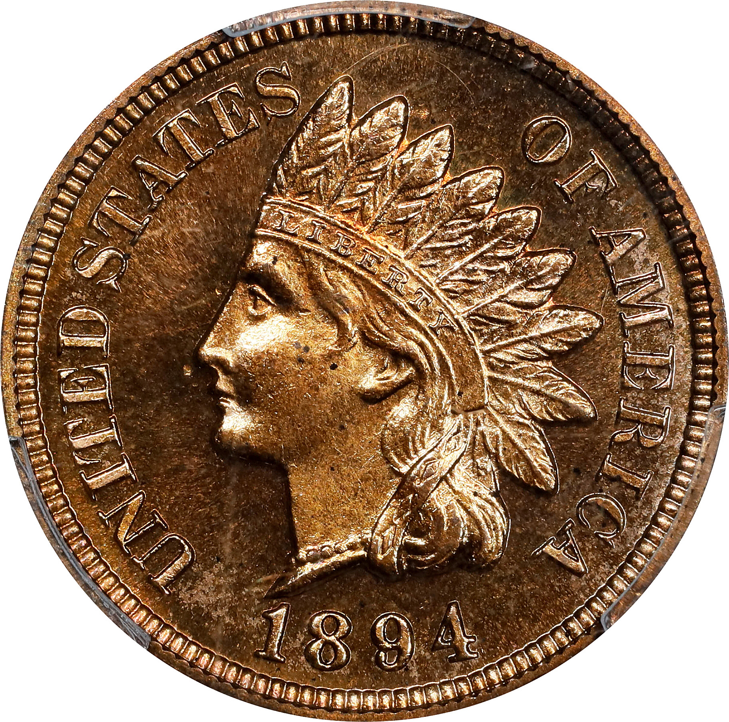 1894 Indian Cent. Proof-66 RD (PCGS).